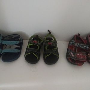 3 pairs toddler boy 6 sandals